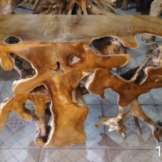 Aparador Rústico Raiz de Madeira Teka Importado de Bali 120x79x40