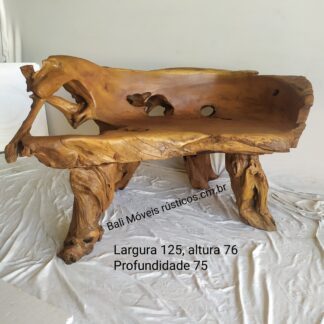 Banco Rustico de Tronco