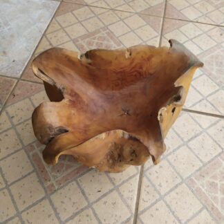 Vaso em Madeira Rustica